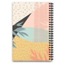 Leaves Pattern Design Colorful 5.5  x 8.5  Notebook View2