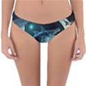 Sculpture Dinosaur Shark Frozen Winter Fantasy Reversible Hipster Bikini Bottoms View1