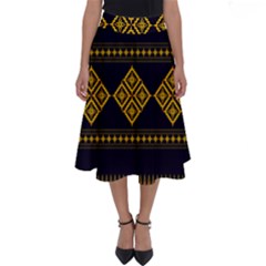 Abstract Antique Architecture Art Artistic Artwork Perfect Length Midi Skirt by Ravend