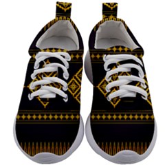 Abstract Antique Architecture Art Artistic Artwork Kids Athletic Shoes by Ravend