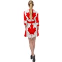 Canada Flag Canadian Flag View Mini Skater Shirt Dress View2