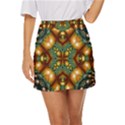 Background Abstract Fractal Annotation Texture Mini Front Wrap Skirt View1