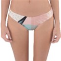 Leaves Pattern Design Colorful Decorative Texture Reversible Hipster Bikini Bottoms View1