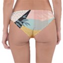 Leaves Pattern Design Colorful Decorative Texture Reversible Hipster Bikini Bottoms View2