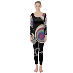 Fractal Math Abstract Abstract Art Digital Art Long Sleeve Catsuit by Ravend