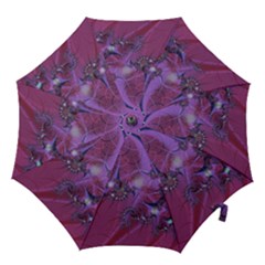 Fractal Math Abstract Abstract Art Digital Arts Hook Handle Umbrellas (medium) by Ravend