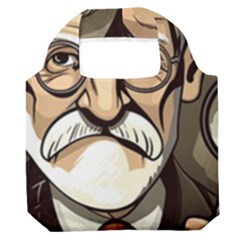 Ai Generated Psychotherapist Psychology Therapy Premium Foldable Grocery Recycle Bag by danenraven