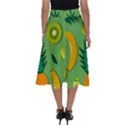 Fruit Tropical Pattern Design Art Pattern Perfect Length Midi Skirt View2