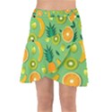 Fruit Tropical Pattern Design Art Pattern Wrap Front Skirt View1