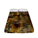 Rusty Orange Abstract Surface Fitted Sheet (Full/ Double Size) View1