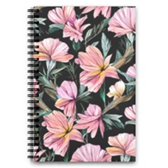 Charming Watercolor Flowers 5 5  X 8 5  Notebook by GardenOfOphir