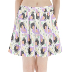 Pattern Pastel Drawing Art Pleated Mini Skirt by Ravend