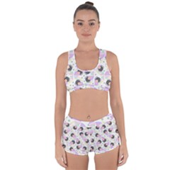 Pattern Pastel Drawing Art Racerback Boyleg Bikini Set by Ravend