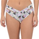 Pattern Pastel Drawing Art Double Strap Halter Bikini Bottoms View1