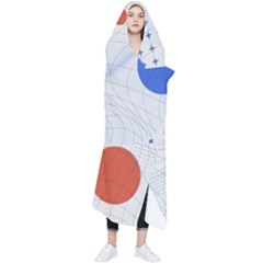Computer Network Technology Digital Science Fiction Wearable Blanket by Ravend