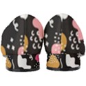 Art Pattern Design Background Print Women s Low Heels View4