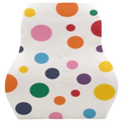 Polka Dot Car Seat Back Cushion  by 8989