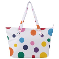 Polka Dot Full Print Shoulder Bag by 8989