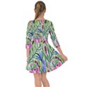 Celestial Watercolor Flower Smock Dress View2