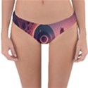 Ai Generated Swirl Space Design Fractal Light 3d Art Reversible Hipster Bikini Bottoms View3
