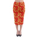 Background Ornamental Pattern Abstract Seamless Midi Pencil Skirt View1