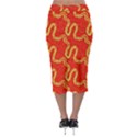 Background Ornamental Pattern Abstract Seamless Midi Pencil Skirt View2