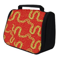 Background Ornamental Pattern Abstract Seamless Full Print Travel Pouch (small) by Ravend
