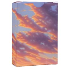 Summer Sunset Over Beach Playing Cards Single Design (rectangle) With Custom Box by GardenOfOphir