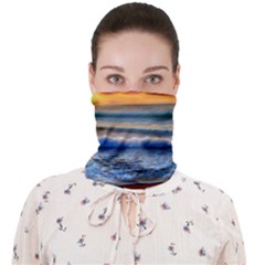 Summer Sunset Over The Ocean Face Covering Bandana (adult) by GardenOfOphir