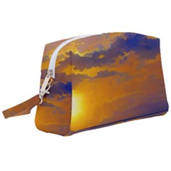 Nature Sunset Wristlet Pouch Bag (large) by GardenOfOphir