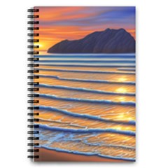 Endless Summer Nights 5 5  X 8 5  Notebook by GardenOfOphir