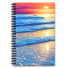 Ocean Sunset 5 5  X 8 5  Notebook by GardenOfOphir