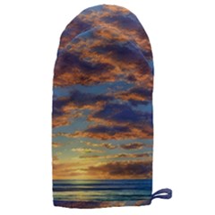 Sunrise Over The Sand Dunes Microwave Oven Glove by GardenOfOphir