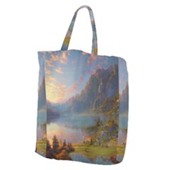 Marvelous Sunset Giant Grocery Tote by GardenOfOphir