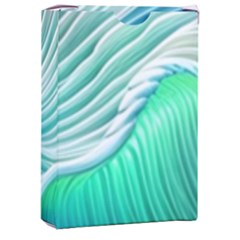 Pastel Abstract Waves Pattern Playing Cards Single Design (rectangle) With Custom Box by GardenOfOphir