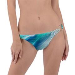 Pastel Beach Wave Ring Detail Bikini Bottoms by GardenOfOphir