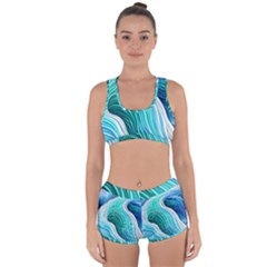 The Power Of The Ocean Iii Racerback Boyleg Bikini Set by GardenOfOphir