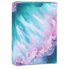 Summer Waves In Pink Iii Playing Cards Single Design (rectangle) With Custom Box by GardenOfOphir