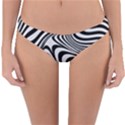 Pattern Geometric Lines Shapes Design Art Reversible Hipster Bikini Bottoms View1