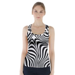 Pattern Geometric Lines Shapes Design Art Racer Back Sports Top by Ravend