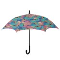 Painting Watercolor Abstract Design Artistic Ink Hook Handle Umbrellas (Medium) View3