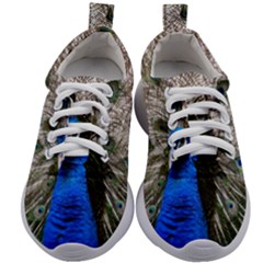 Peacock Bird Animal Feather Nature Colorful Kids Athletic Shoes by Ravend