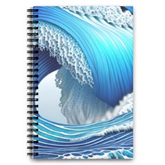 The Power Of The Ocean 5 5  X 8 5  Notebook by GardenOfOphir