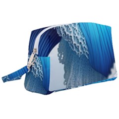 The Power Of The Ocean Wristlet Pouch Bag (large) by GardenOfOphir