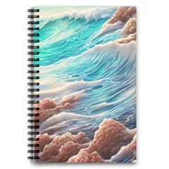 Waves Of The Ocean 5 5  X 8 5  Notebook by GardenOfOphir