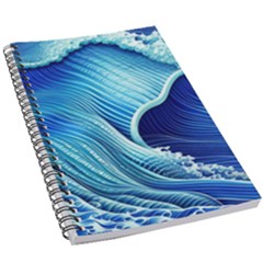 Wave 5 5  X 8 5  Notebook by GardenOfOphir