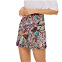 Aqua blend Mini Front Wrap Skirt View2