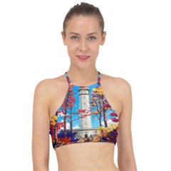 Lighthouse Racer Front Bikini Top by artworkshop