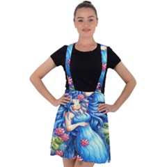 Mermay Velvet Suspender Skater Skirt by artworkshop