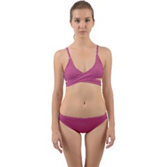 Bashful Pink	 - 	wrap Around Bikini Set by ColorfulSwimWear